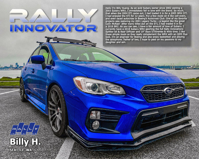 July 2022 - Billy H. // Rally Innovator