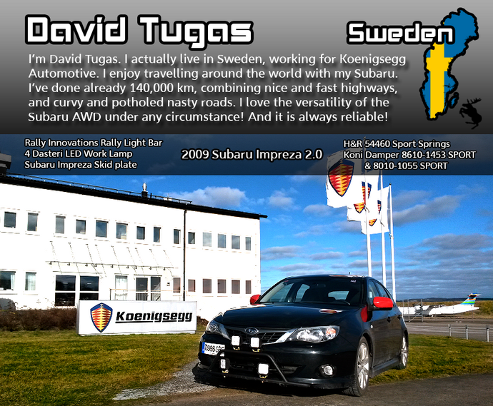 April 2017 - David T. // "Supercar Subaru"