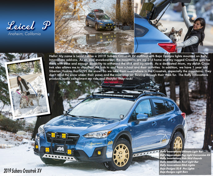 JANUARY 2019 - Leicel P. // "Snow Chaser"