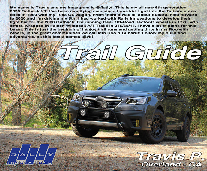January 2020 -Travis P.  // "Trail Guide"