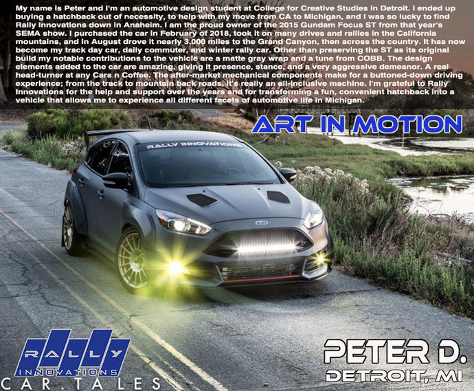 April 2020 - Peter D. // "Art In Motion"