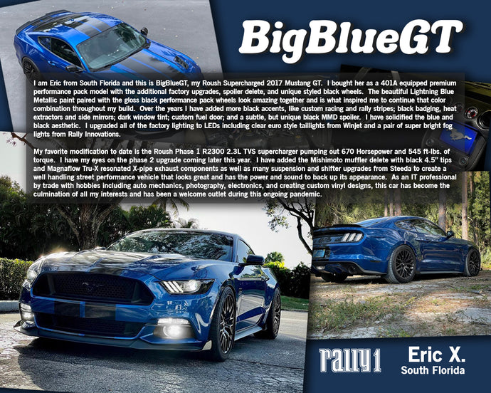 April 2021 - Eric X. // BigBlueGT