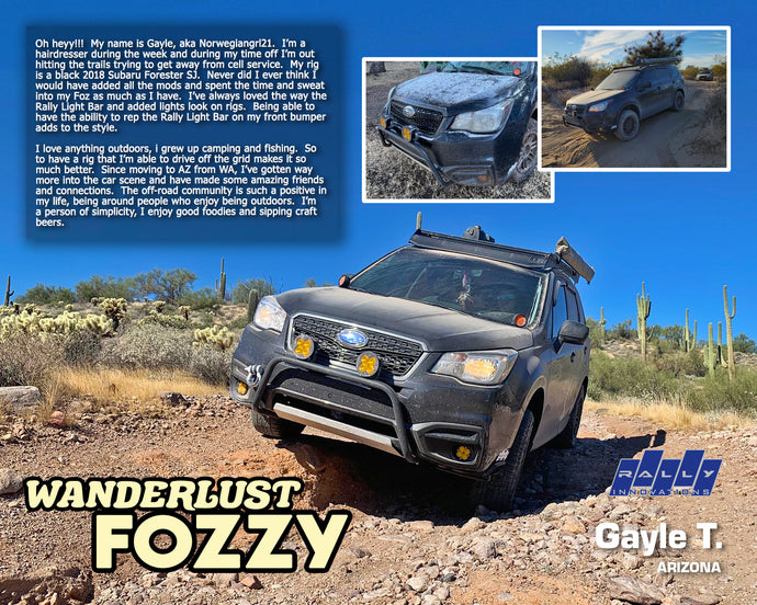 February 2022 - Gayle T. // Wanderlust Fozzy