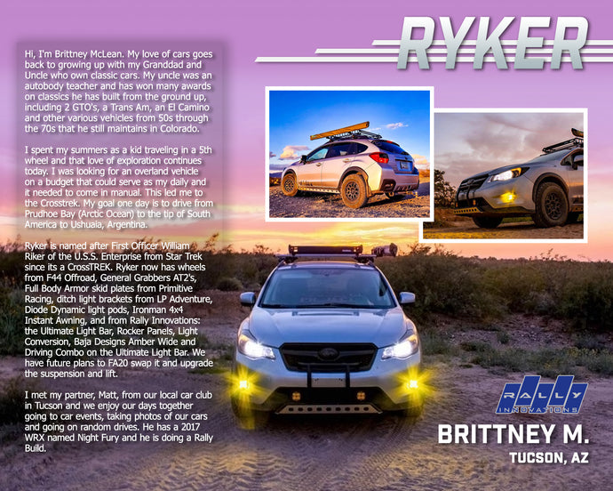 October 2021 - Brittney M. // Ryker