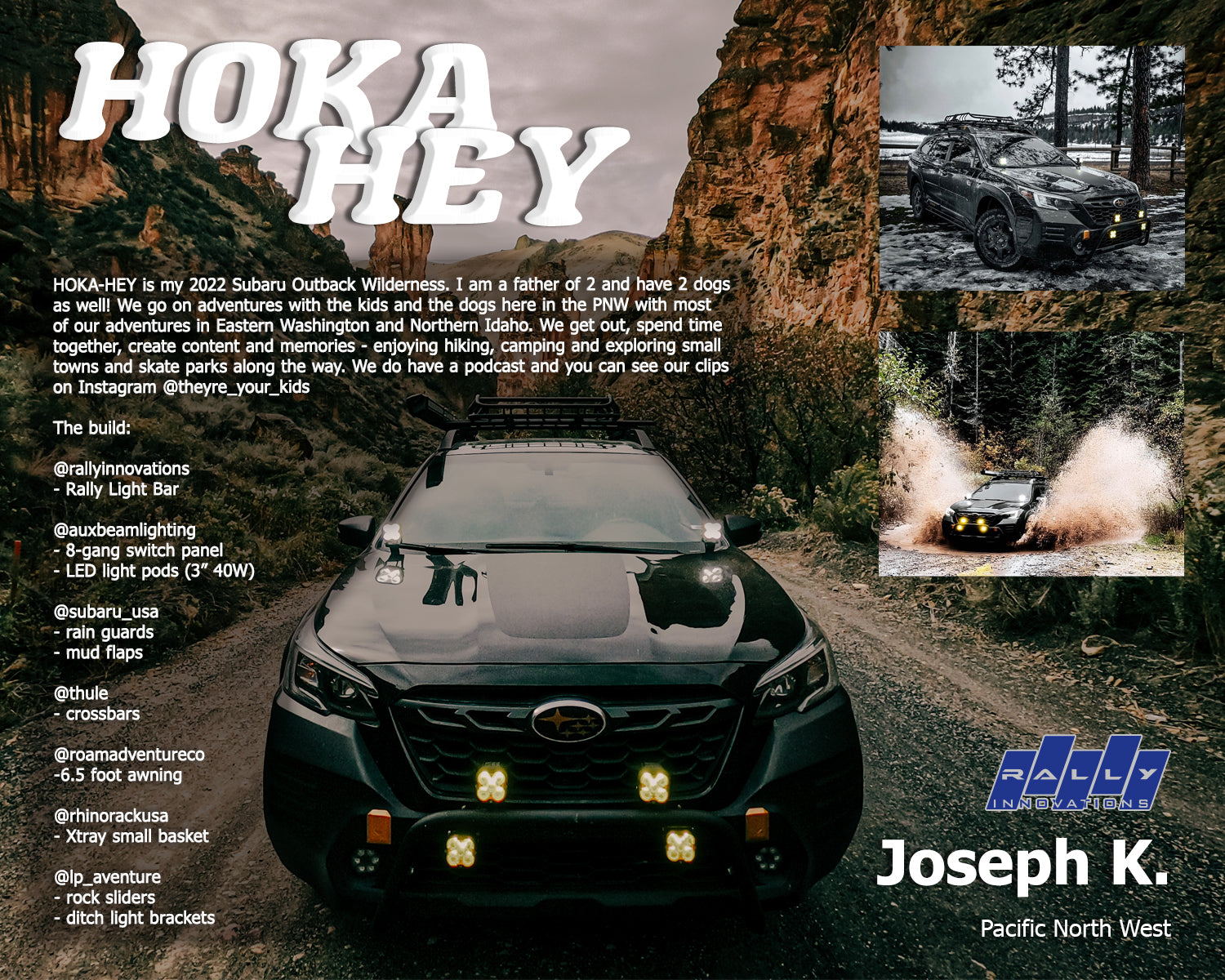 Hey Rally March 2024 - Joseph K. // HOKA-HEY – Rally Innovations