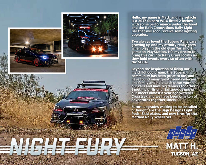 November 2021 - Matt H. // Night Fury