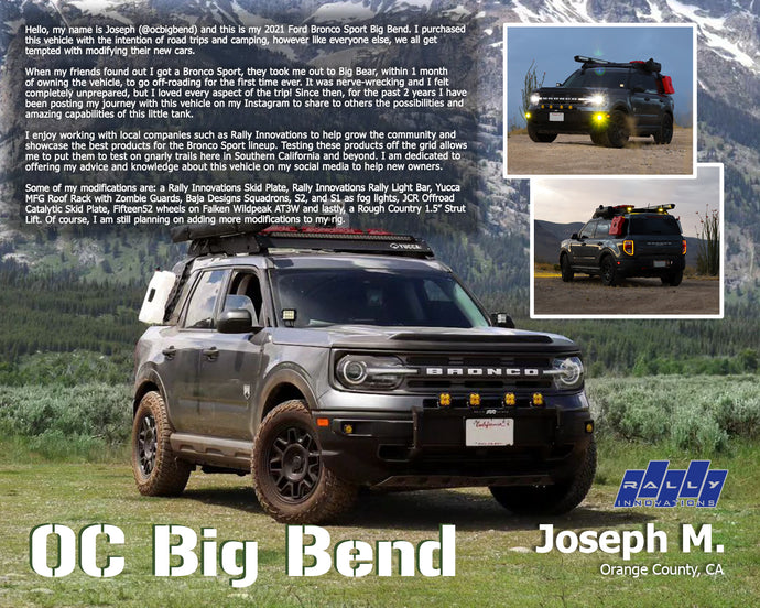 September 2023 - Joseph M. // OC Big Bend
