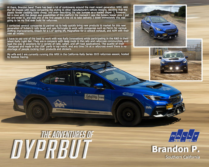 August 2023 - Brandon P. // The Adventures of DYPRBUT