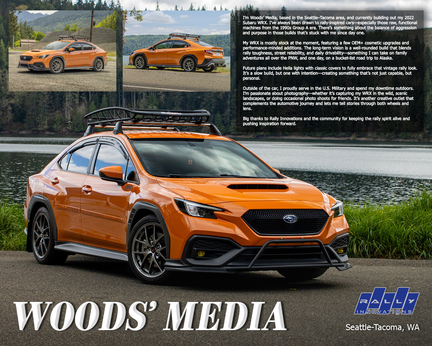 October 2025 - Woods' Media // 2022 Subaru WRX – Rally Innovations