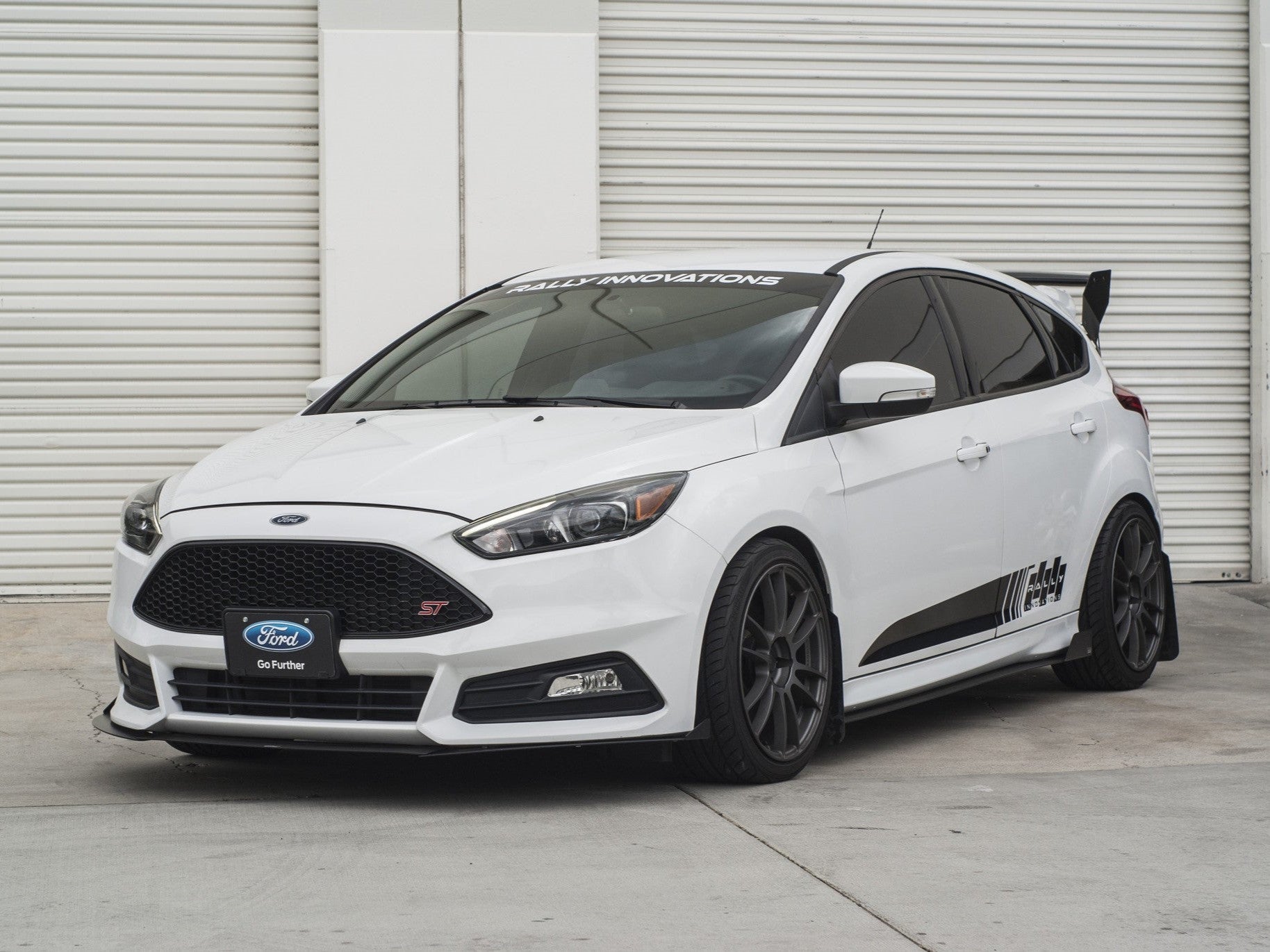 Focus Front Rally 2015-2017 Ford Focus ST 3-Piece Front Splitter | Rally Innovations