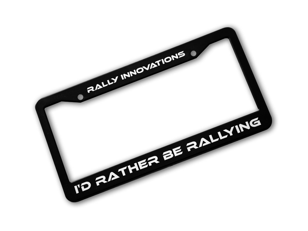 Rally Innovations License Plate Frame [RI-LGO-FRM-01]