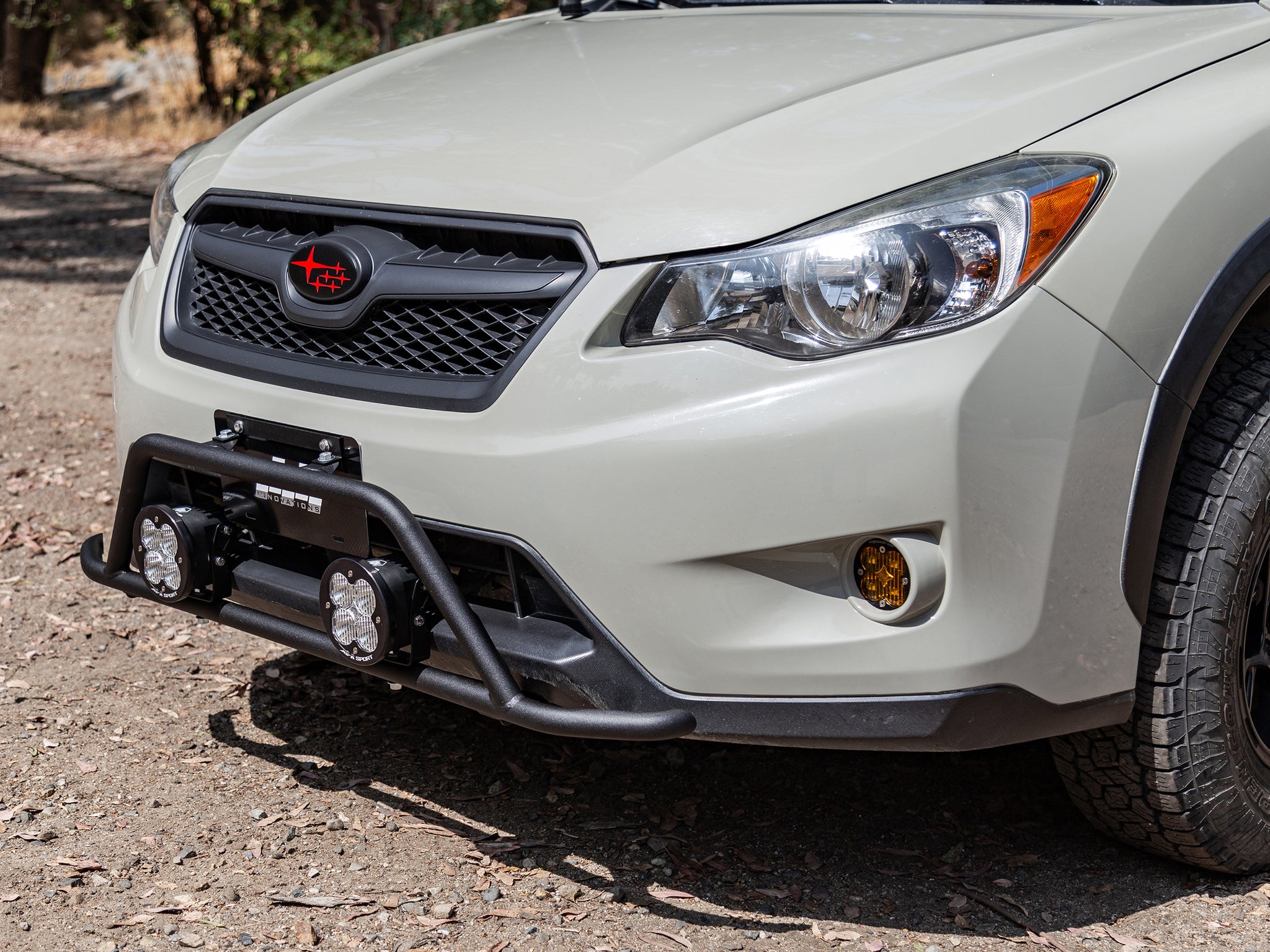 2015 Subaru Crosstrek SSD Rally Light Bar – Bull Bar With 4 Light Mounting Tabs, Front Bumper, Powder Coated