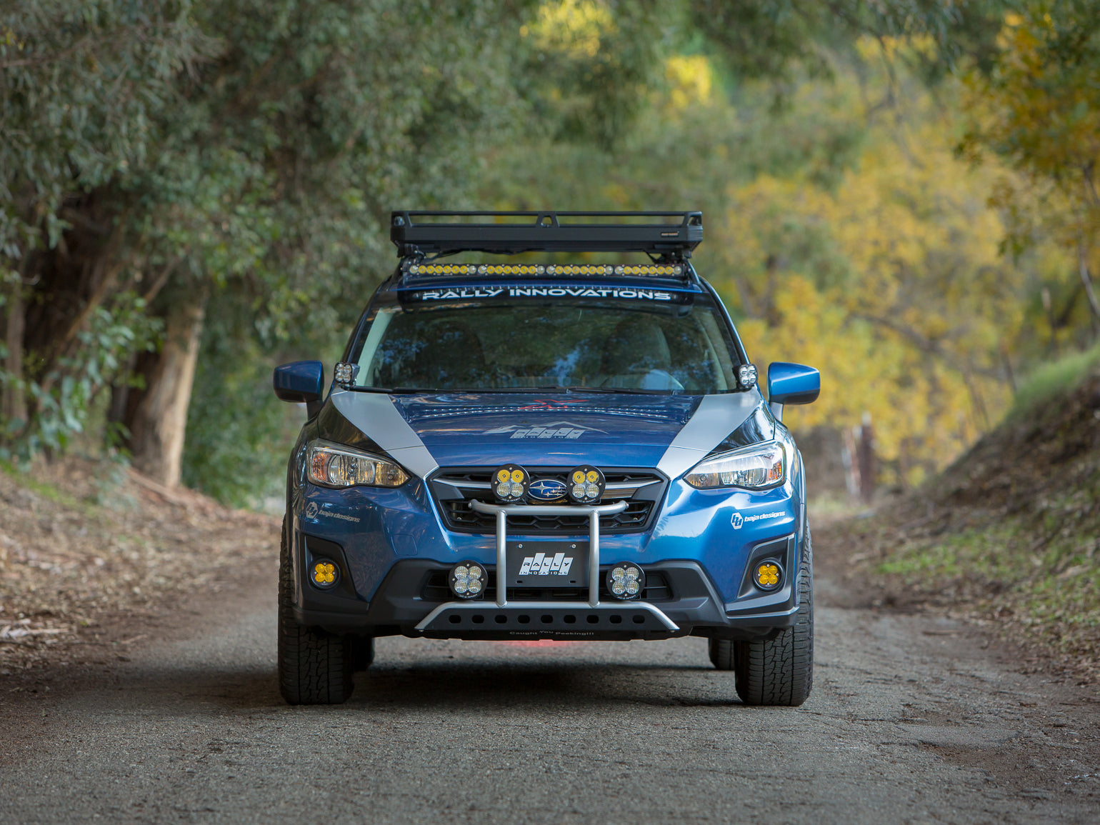 Subaru roof basket with lights clearance