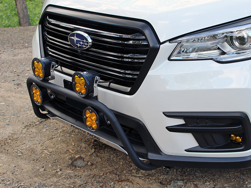 Rally Innovations - Front Rally Light Bar Mount Kit with LED Lights Suited  for 2018-2020 Subaru Crosstrek