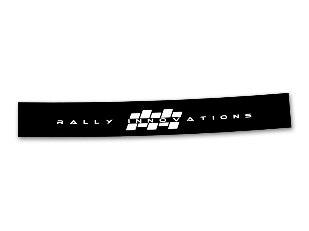 Rally Innovations Modern Logo Windshield Banner [RI-LGO-BNR-02]