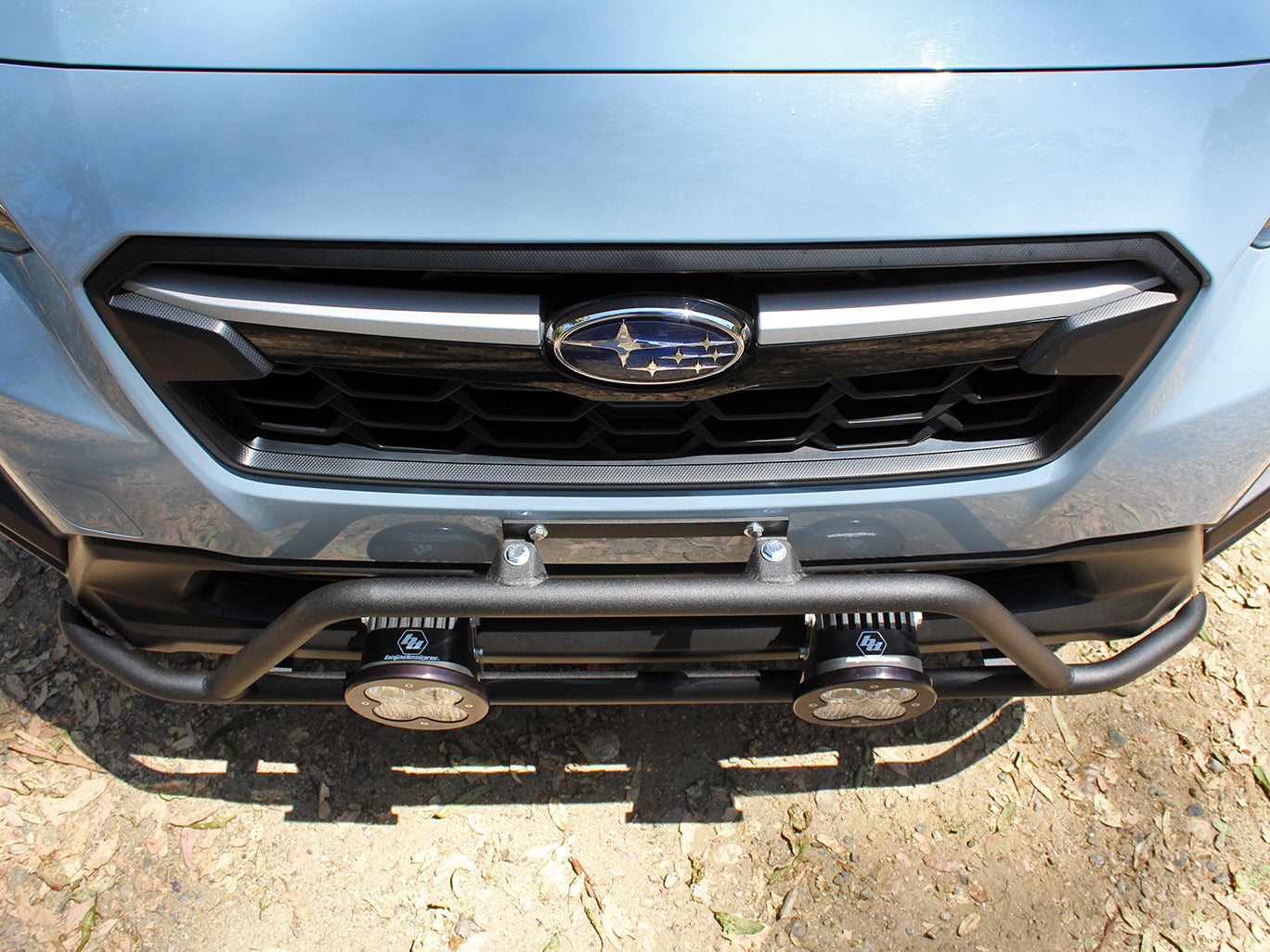 Rally Innovations - Front Rally Light Bar Mount Kit with LED Lights Suited  for 2018-2020 Subaru Crosstrek